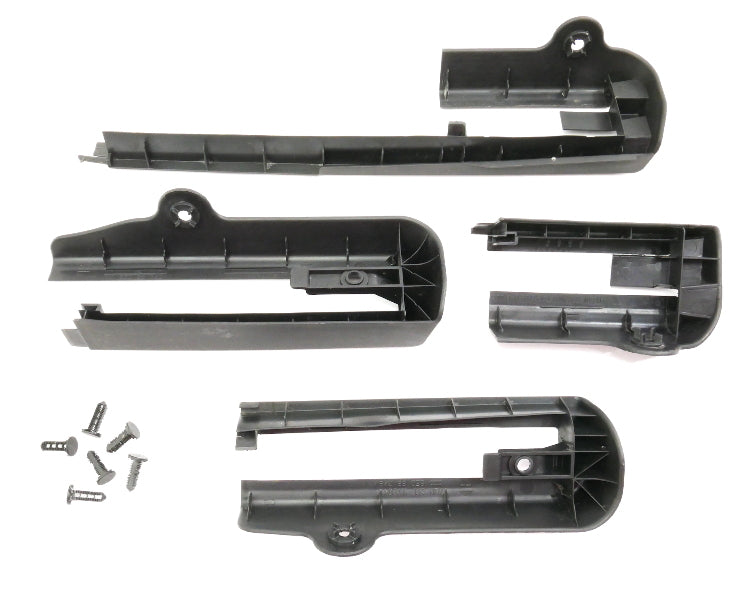 LH Seat Track Trim Cover Set 02-08 Audi A4 B6 B7 - Genuine - 8E0 881 348 B