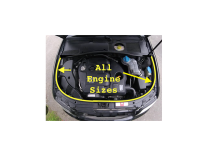 Front Engine Bay Hood Seal 02-05 Audi A4 S4 B6 Weatherstripping - 8E0 823 731 A