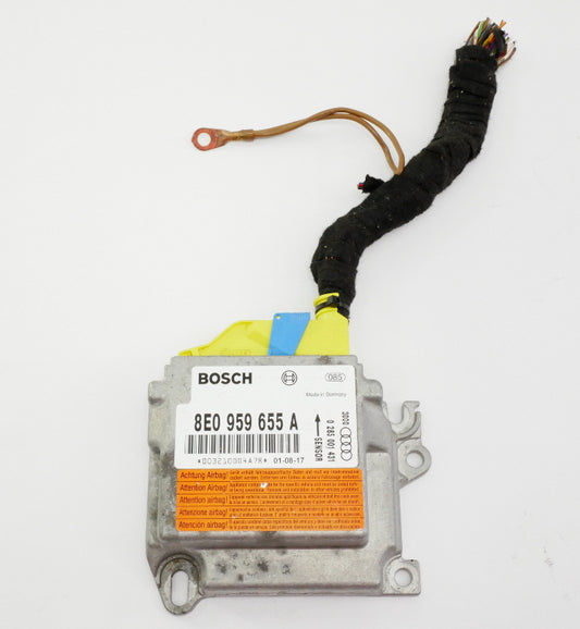 Airbag Module 2002 Audi A4 B6 Air Bag Computer - Genuine - 8E0 959 655 A