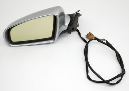 LH Side View Exterior Door Mirror 02-08 Audi A4 B6 B7 LY7W Light Silver Genuine