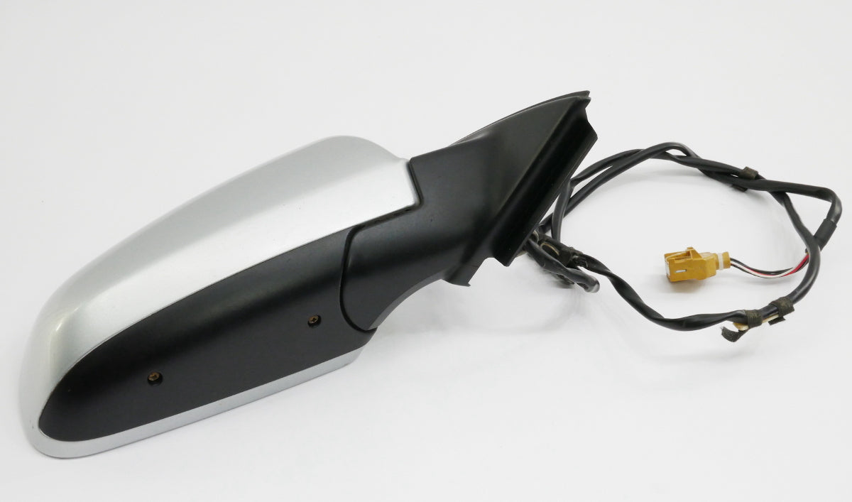 RH Side View Exterior Door Mirror 02-08 Audi A4 B6 B7 LY7W Light Silver Genuine
