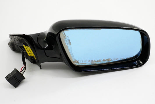 RH Exterior Side View Mirror Assembly 99-02 Audi A4 S4 B5 - LZ9W Ebony Pearl
