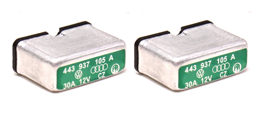 2x 30A Thermal Fuse VW Audi Passat Jetta Golf GTI Beetle A4 A6 - 443 937 105 A