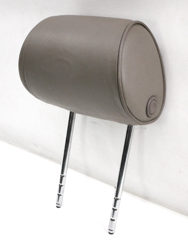 LH Front Grey Leather Seat Head Rest Headrest 96-02 Audi A4 S4 B5 - Genuine