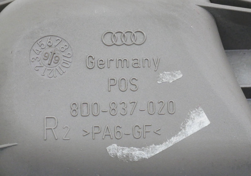 RH Front Interior Door Handle Tweeter 96-02 Audi A4 S4 B5 - Grey- 8D0 837 020