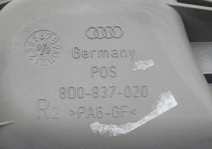 RH Front Interior Door Handle Tweeter 96-02 Audi A4 S4 B5 - Grey- 8D0 837 020