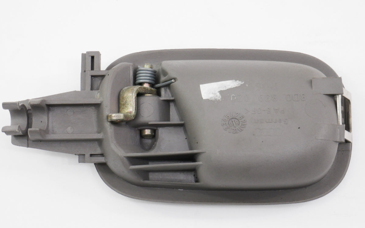 RH Rear Interior Door Pull Handle 96-02 Audi A4 S4 B5 Grey - Genuine 8D0 839 020
