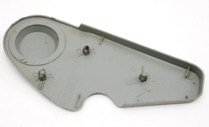 LH Outer Seat Hinge Side Trim VW 75-84 Rabbit GTI MK1 - Grey - OE 171 881 477 C