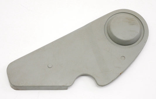 LH Outer Seat Hinge Side Trim VW 75-84 Rabbit GTI MK1 - Grey - OE 171 881 477 C