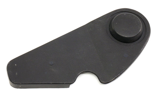 LH Outer Seat Hinge Side Trim VW 75-84 Rabbit GTI MK1 - Blue - OE 171 881 477 C