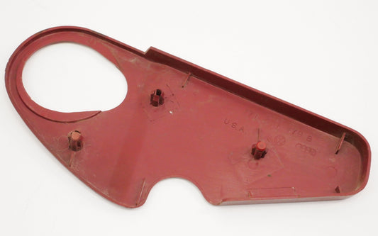 RH Inner Seat Hinge Side Trim VW 75-84 Rabbit GTI Jetta MK1 - Red 171 881 479 B