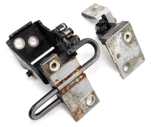 RH Front Door Hinges 96-02 Audi A4 S4 B5 LZ9W Black Genuine 8D0 831 412 F