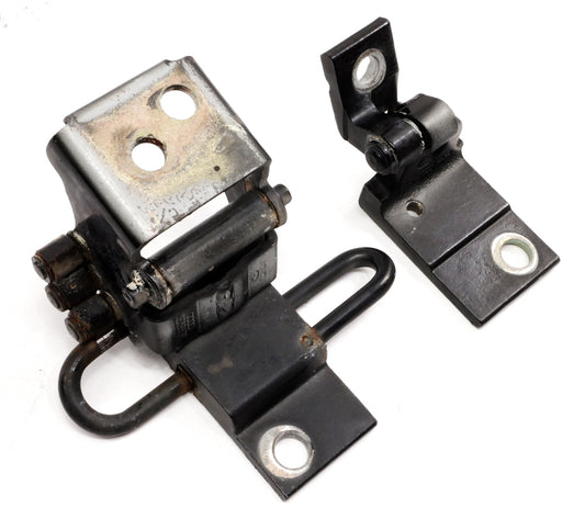 RH Front Door Hinges 96-02 Audi A4 S4 B5 LZ9W Black Genuine 8D0 831 412 F
