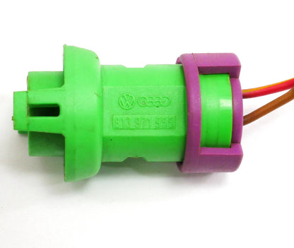 2 Pin Round Pigtail Plug Wiring Connector Audi 90 A4 A6 VW Passat 813 971 955