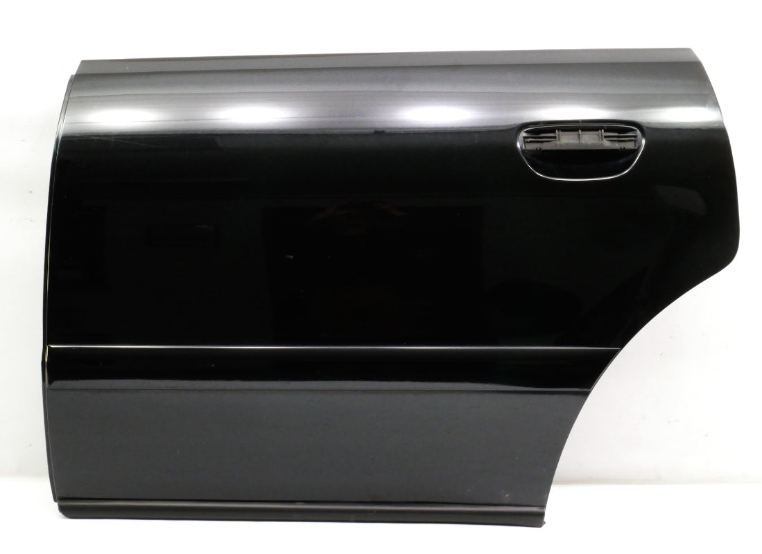 LH Rear Door Shell Skin 99-02 Audi A4 S4 B5 - LY9B Brilliant Black - Genuine