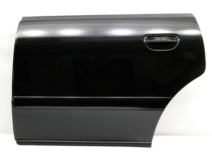 LH Rear Door Shell Skin 99-02 Audi A4 S4 B5 - LY9B Brilliant Black - Genuine