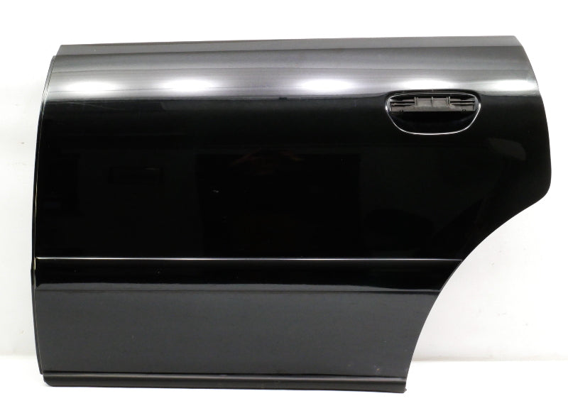 LH Rear Door Shell Skin 99-02 Audi A4 S4 B5 - LY9B Brilliant Black - Genuine