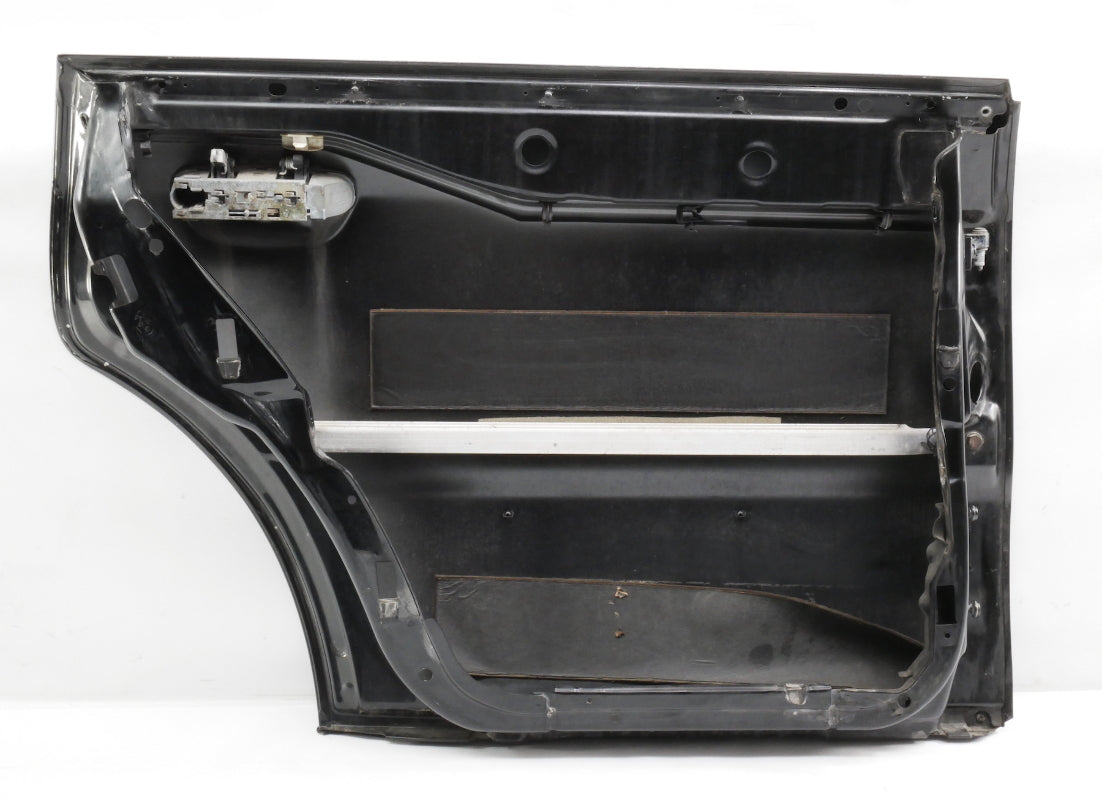 LH Rear Door Shell Skin 99-02 Audi A4 S4 B5 - LY9B Brilliant Black - Genuine