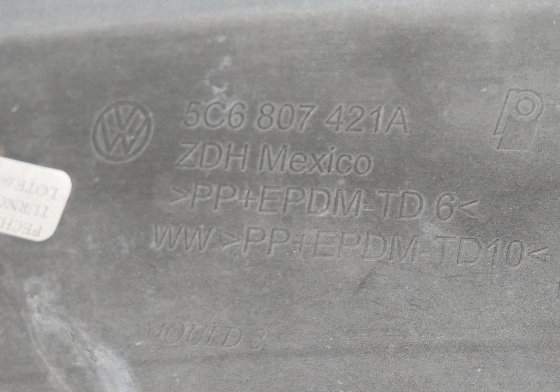 Trunk Lid Rear Bumper Tail Lights 11-14 VW Jetta Sedan MK6 - LD7X Grey - Genuine
