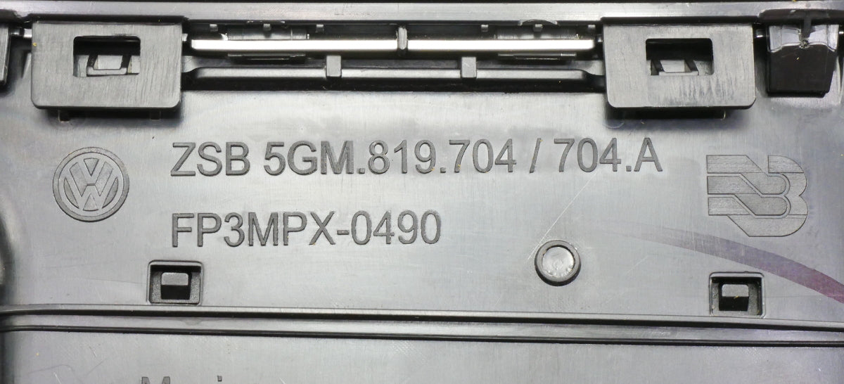 RH Dash Air Vent 15-21 VW Golf GTI Sportwagen Alltrack MK7 - Genuine 5GM 819 704