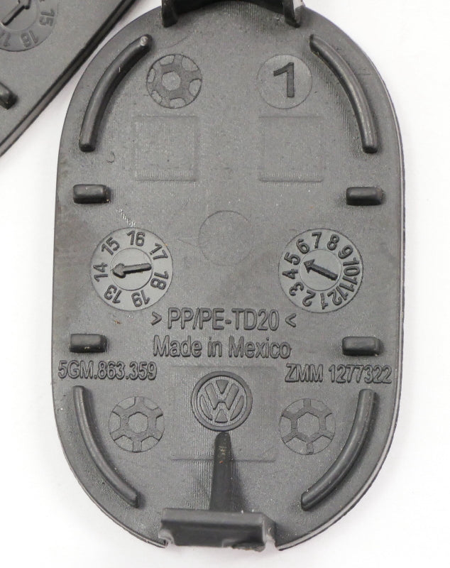 Center Console Screw Caps 15-21 VW Golf GTI Sportwagen Alltrack MK7 5GM 863 359