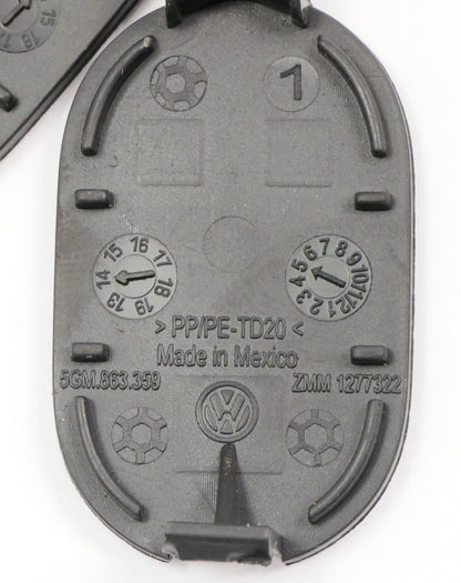 Center Console Screw Caps 15-21 VW Golf GTI Sportwagen Alltrack MK7 5GM 863 359