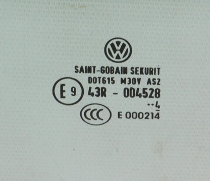 LH Rear Exterior Window Glass 15-21 VW Golf GTI 4 Door MK7 - Genuine