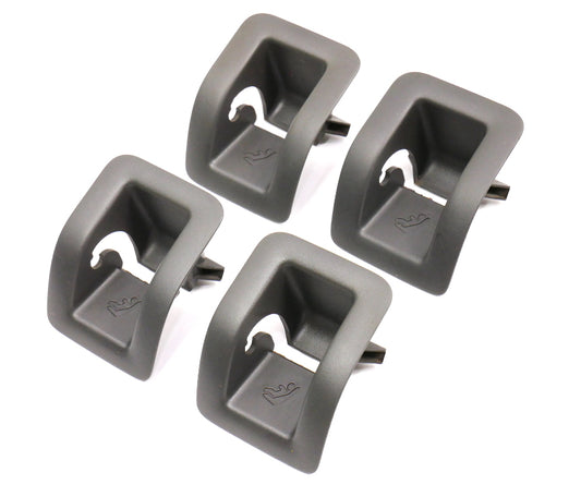Rear Seat Lower Child Cap Trim Set 05-10 VW Jetta Rabbit MK5 - 1K0 887 233 C