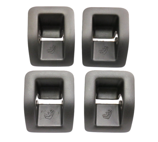 Rear Seat Lower Child Cap Trim Set 05-10 VW Jetta Rabbit MK5 - 1K0 887 233 C