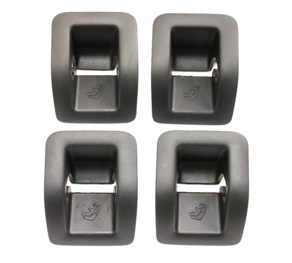 Rear Seat Lower Child Cap Trim Set 05-10 VW Jetta Rabbit MK5 - 1K0 887 233 C