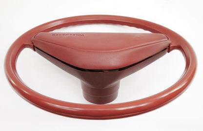 Steering Wheel 81-84 VW Rabbit GTI Pickup Jetta MK1 A1 Red - Genuine