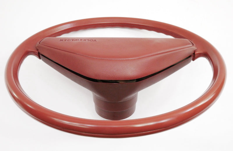 Steering Wheel 81-84 VW Rabbit GTI Pickup Jetta MK1 A1 Red - Genuine