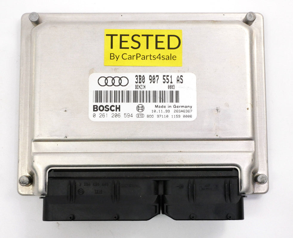 ECU ECM Engine Computer 2000 Audi A4 B5 2.8 V6 ATQ - Genuine - 3B0 907 551 AS
