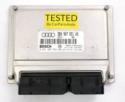 ECU ECM Engine Computer 2000 Audi A4 B5 2.8 V6 ATQ - Genuine - 3B0 907 551 AS