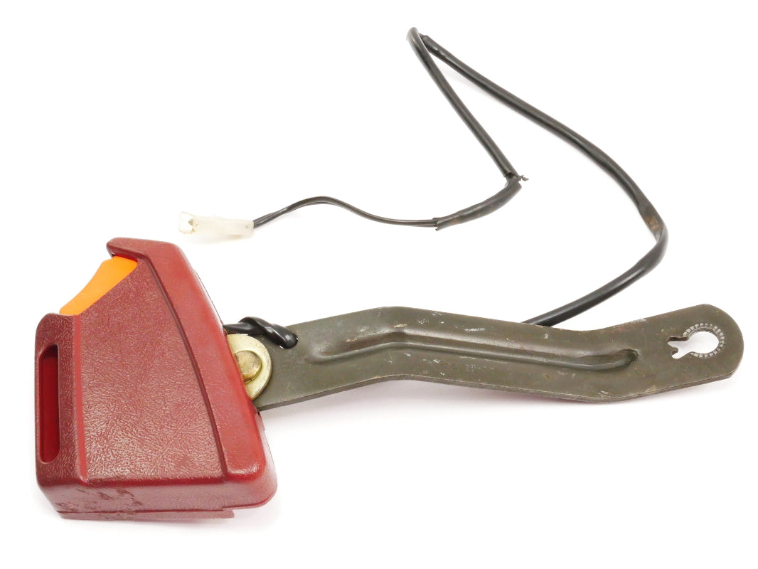 LH Front Seat Belt Receiver Buckle 81-84 VW Rabbit GTI MK1 Red - 171 857 755