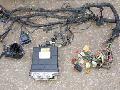 2.0 ABA Engine Motor Swap VW Jetta Golf GTI Cabrio MK1 MK2 MK3 ECU Wiring OBD2