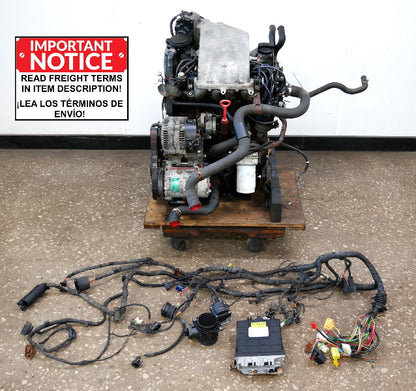 2.0 ABA Engine Motor Swap VW Jetta Golf GTI Cabrio MK1 MK2 MK3 ECU Wiring OBD2