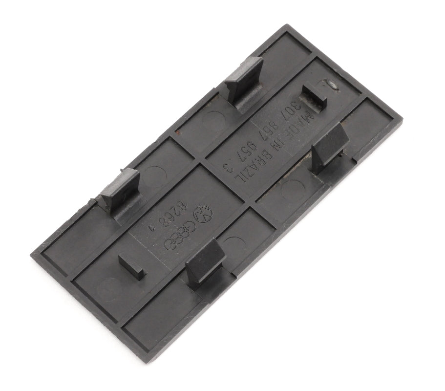 Lower Dash Access Cap Cover Trim 87-93 VW Fox - Genuine - 307 857 957 3
