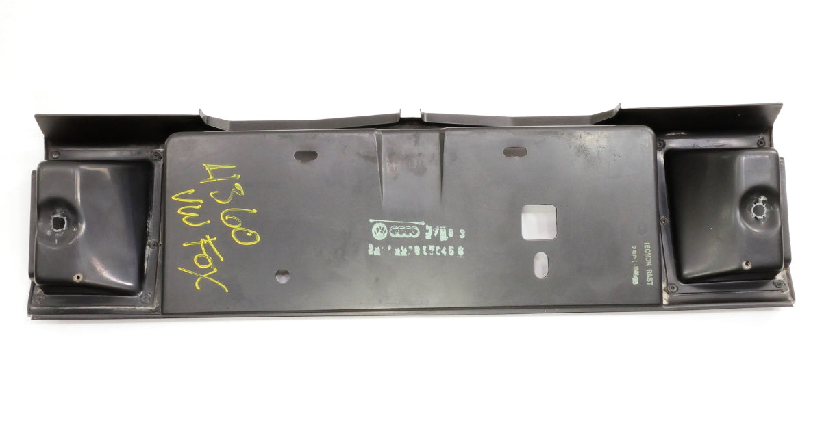 Trunk Tail Trim Finish Panel plate Holder 91-93 VW Fox Sedan Coupe - Genuine