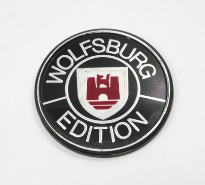 Wolfsburg Fender Emblem Badge VW Cabriolet MK1 Vanagon Jetta Fox - 321 853 675 B