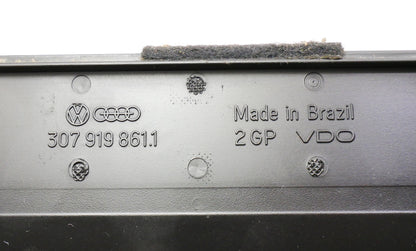 Gauge Cluster Dash Switch Trim 87-93 VW Fox - Genuine - 307 919 861 1