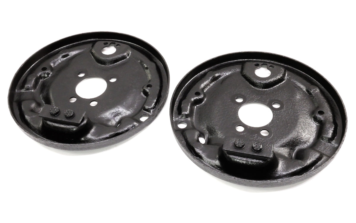 Rear Drum Brake Backing Plate Set 80-83 VW Rabbit Pickup Mk1 200mm - Genuine