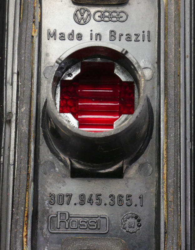 Rear Side Marker Light Lamp Lens & Harness 87-93 VW Fox - Genuine 307 945 365 1