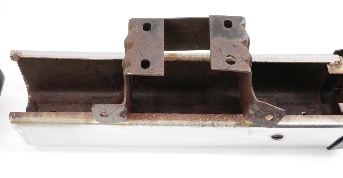 Rear Bumper 80-83 VW Rabbit Pickup Truck Caddy MK1 - Genuine - 179 807 306 / 117