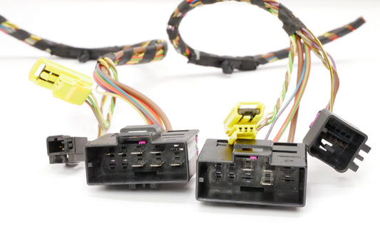 Heated Seat Wiring Plugs Pigtails 08-10 VW Passat B6 - Genuine - 7L0 972 762