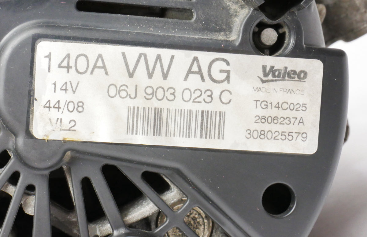 140a Alternator 09-10 VW Jetta GTI MK5 Passat B6 2.0T CCTA TSI - 06J 903 023 C