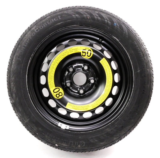 Full Size Spare Wheel & Tire 16" x 7" 06-10 VW Passat B6 5x112 : 3C0 601 027 M/N