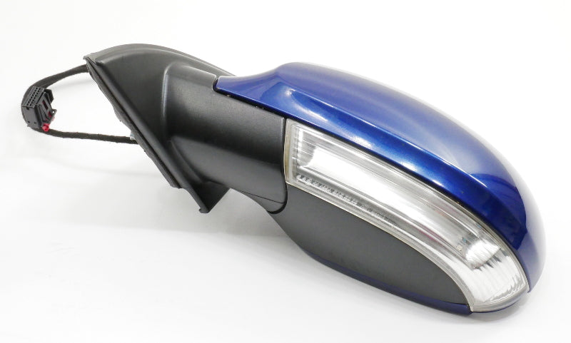 LH Side View Door Exterior Mirror 06-10 VW Passat B6 LC5E Cobalt Blue - Genuine