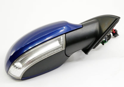 RH Side View Door Exterior Mirror 06-10 VW Passat B6 LC5E Cobalt Blue - Genuine