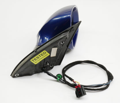 RH Side View Door Exterior Mirror 06-10 VW Passat B6 LC5E Cobalt Blue - Genuine